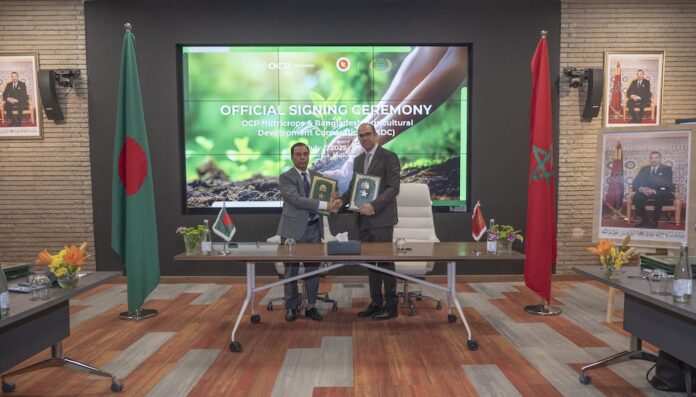 OCP Nutricorps signe un nouvel accord d'engrais avec le Bangladesh