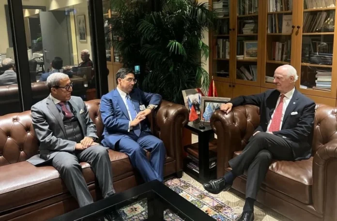 Sahara Marocain : entretien entre Nasser Bourita et Staffan De Mistura à l'ONU