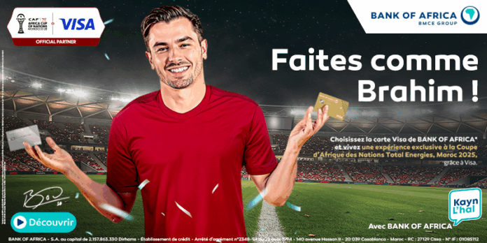 Bank Of Africa et Visa : Brahim Diaz et cartes collectors pour la CAN 2025