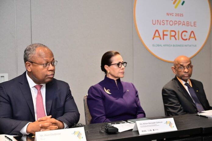 À New York, Miriem Bensalah Chaqroun défend une Afrique économique résiliente