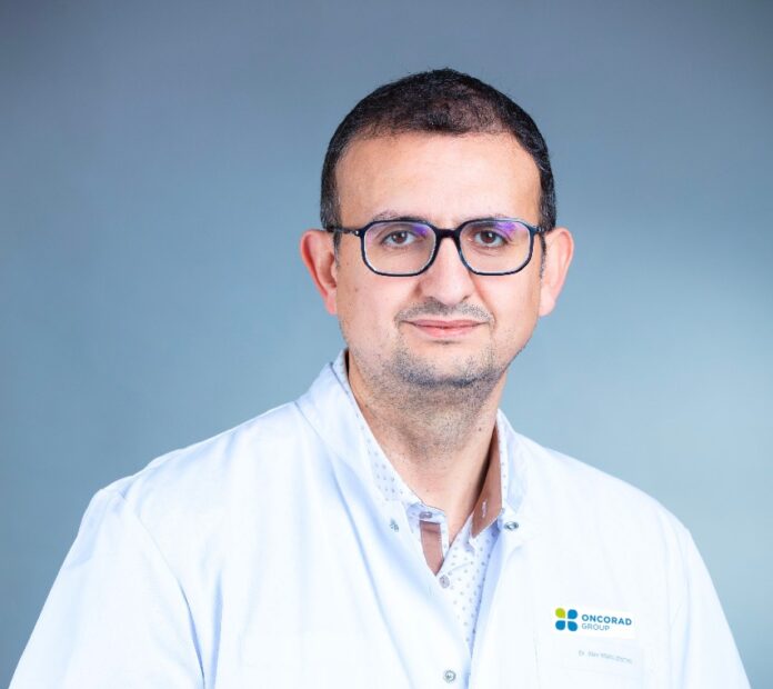 Dr Mrani Logo Oncorad Dr Alae Mrani Zentar, spécialiste en radiologie interventionnelle - Oncorad