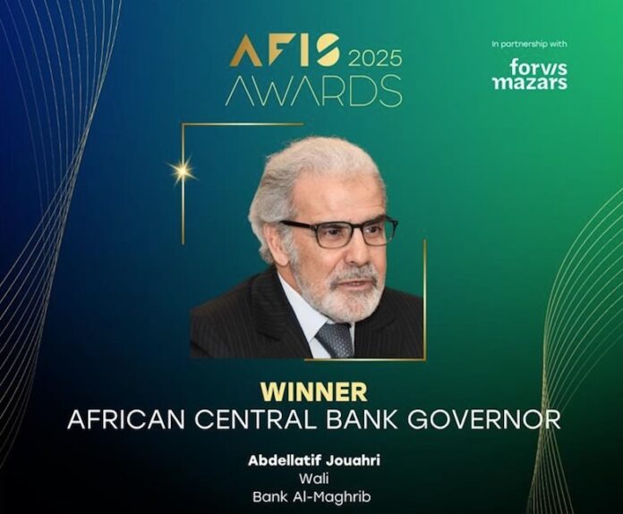 AFIS Awards 2025 : Abdellatif Jouahri sacré meilleur gouverneur de banque centrale