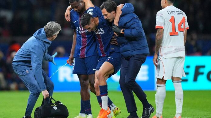 Hakimi sera indisponible plusieurs semaines (PSG)