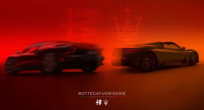 BOTTEGAFUORISERIE : quand Alfa Romeo et Maserati unissent leur savoir-faire