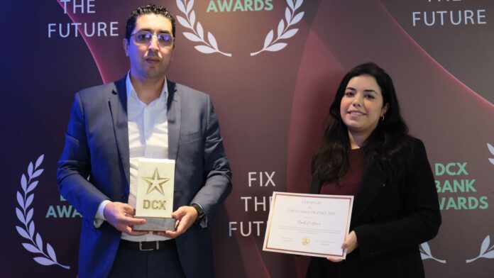 BANK OF AFRICA reçoit le Trophée du Mérite 2026 lors des CX Awards