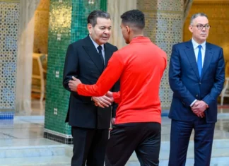 Le Prince Moulay Rachid reçoit les Lions de l’Atlas Le Prince Moulay Rachid reçoit les Lions de l’Atlas