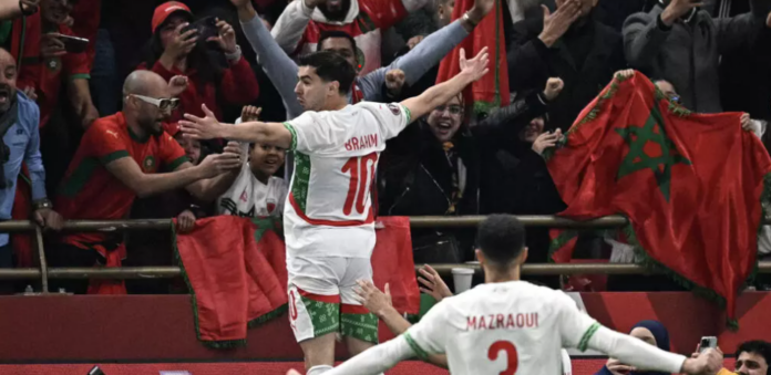 Le Maroc s’impose 2-0 contre le Cameroun en quart de finale de la CAN 2025. Brahim Diaz et Saibari envoient les Lions en demi-finale.
