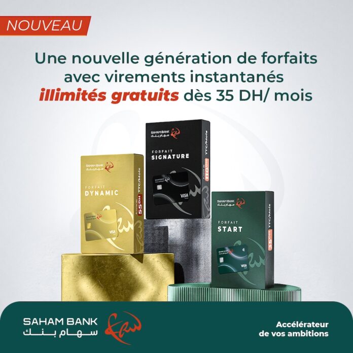 Saham Bank rend les virements gratuits et illimités