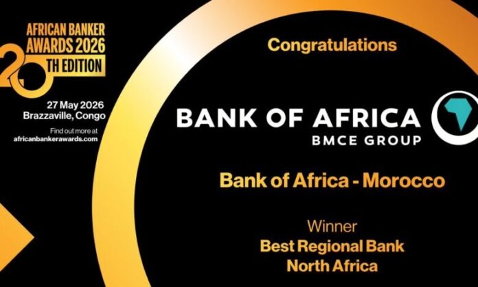 Bank Of Africa sacrée meilleure banque en Afrique du Nord