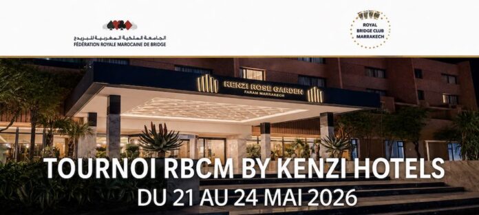 Kenzi Rose Garden accueille le tournoi du Royal Bridge Club Marrakech