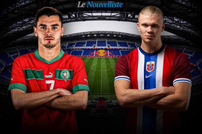 Maroc–Norvège en direct : heure du coup d’envoi et diffusion