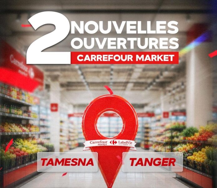 Carrefour Market ouvre deux magasins à Tamesna et Tanger