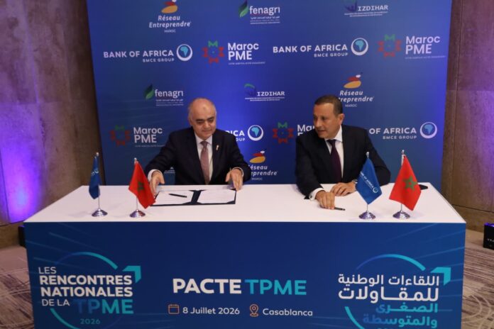 BANK OF AFRICA lance Pacte TPME avec Maroc PME