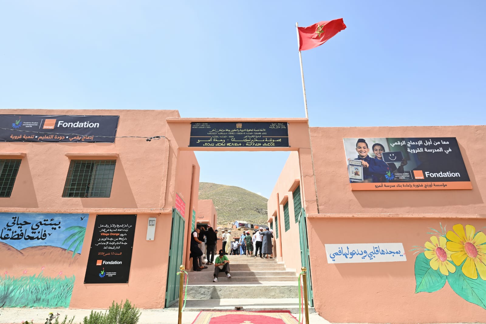 À Al Haouz, Orange Maroc ouvre une école et forme les femmes d’Anamrou