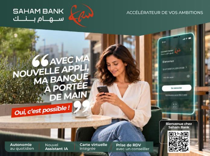 Saham Bank renouvelle son application mobile et introduit un assistant IA