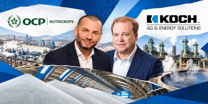 OCP : le groupe américain Koch veut acquérir 50 % de Jorf Fertilizers Company I