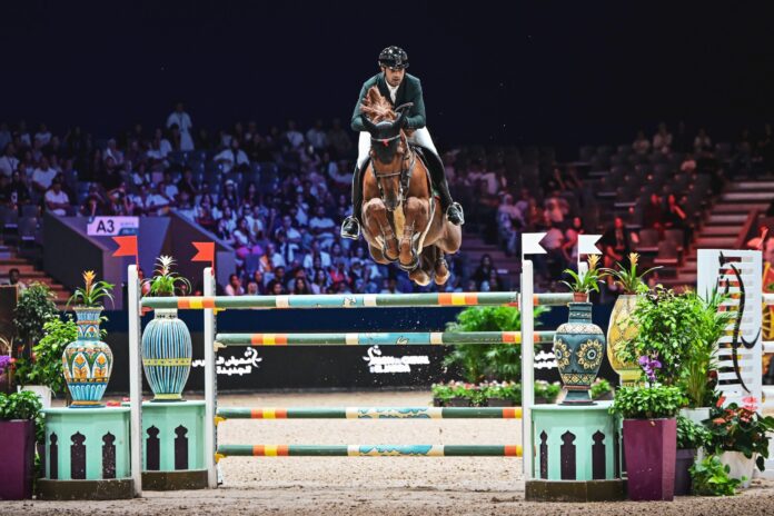 Salon du Cheval d’El Jadida : Farid Amnzar s’impose au Morocco Royal Tour